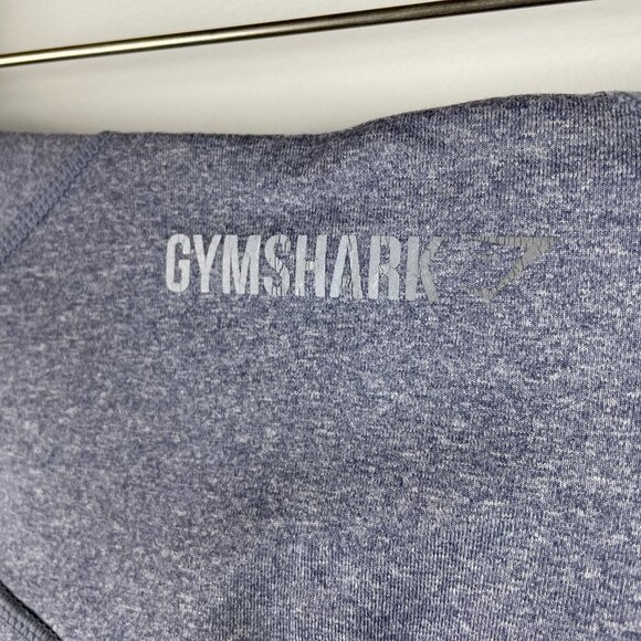 Gymshark Sleek Sculpture 2.0 Mesh Insert Leggings In Blue Steel Gray S - Picture 9 of 10
